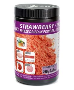 SOSA XP Powd. Freeze-Dried Strawberries / Šaltyje džiovintos braškių milteliai 250 g