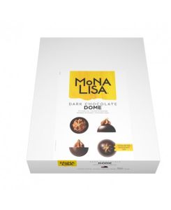 Mona Lisa Dark Chocolate Dome, Ø65x32 mm, 28 tk