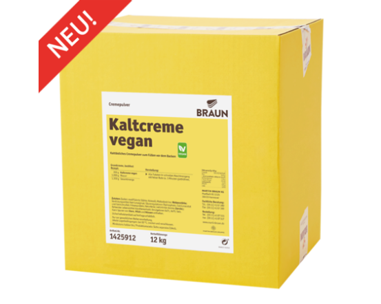 BRAUN Vegan Custard Cream 12 kg