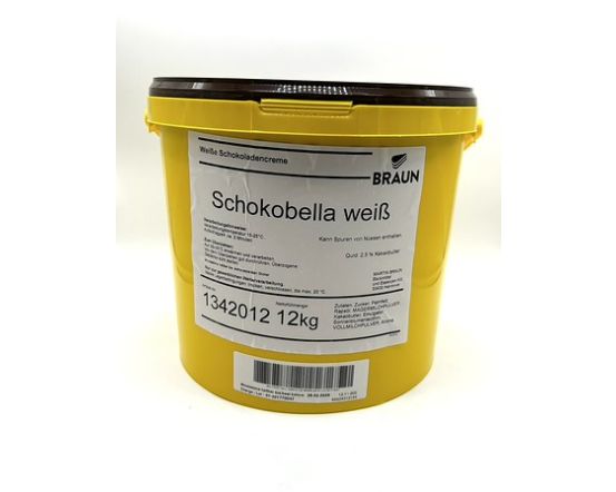 BRAUN Schokobella valge SA RSPO SG RA MB 12 kg