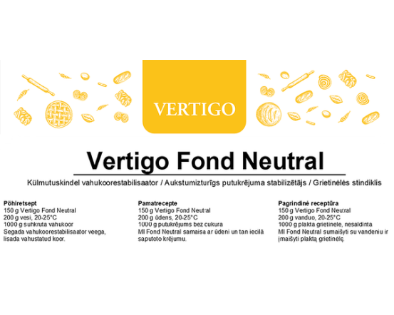 VERTIGO Fond Neutral 20 kg