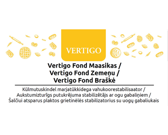 VERTIGO Fond Maasikas 2,5 kg