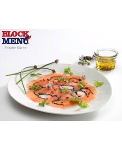 BLOCK FOODS Lašišos ir otų karpačas 40x70 g