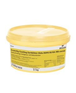 BRAUN Crunchy Bittersweet & Cookie RSPO SG RA MB cocoa 3 kg