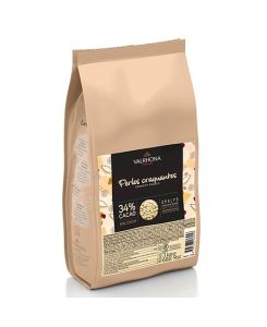 VALRHONA Opalys Crunchy Pearls 3 kg
