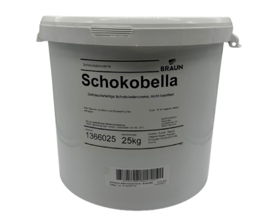 BRAUN Schokobella tume SA RSPO SG RA MB 25 kg