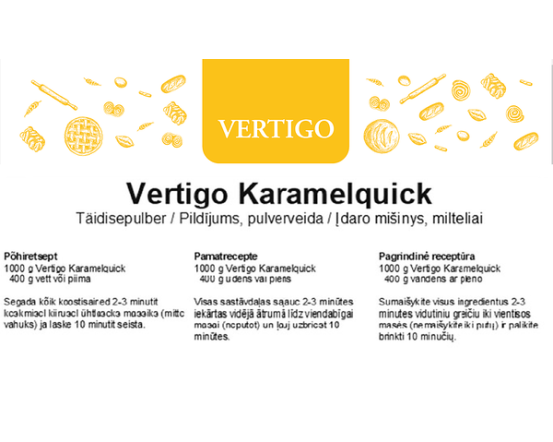 VERTIGO Karamelquick RSPO SG 15 kg