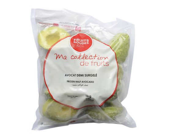 FRUITS ROUGES Avocado halves Frozen 1 kg