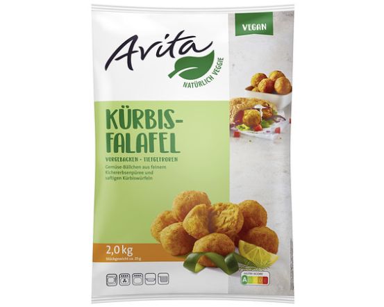 AVITA Kõrvitsafalafelid ~ 17 g, 2x2 kg