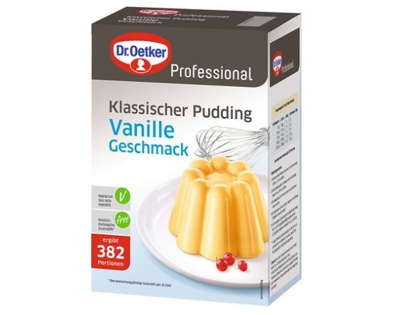 Dr. Oetker Pudding Vanille-Geschmack/Vanillipuding  2,5 kg