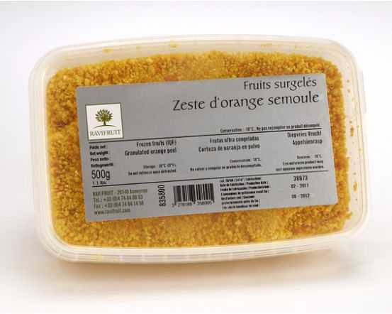 Ravifruit ORANGE Granulated Zests 500 g