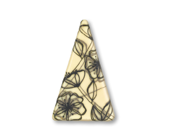 Triangulo Petal, 30x47 mm, 135 tk