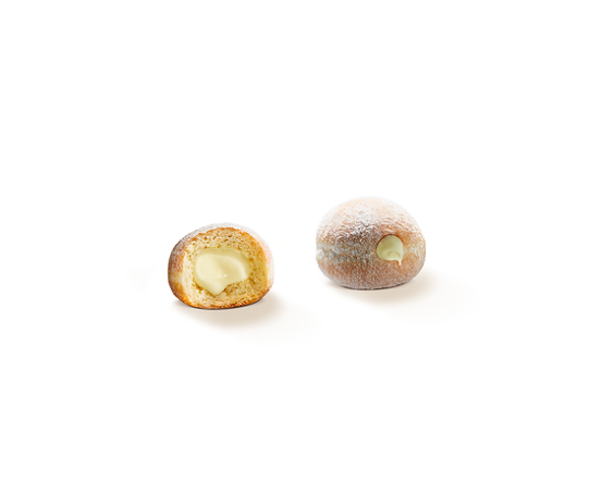 LA LORRAINE Valge šokolaadi täidisega miniberliiner 105x25 g