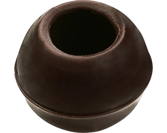 WEIBLER Tumedast šokolaadist pralineetopsid Ø25 mm, 504 tk