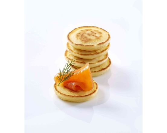 Butter Mini blinis/ Mini blyneliai su sviestu 4,5 cm, 240x5 g