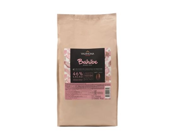 Valrhona Bahiba pieninis šokoladas 46%, 3 kg