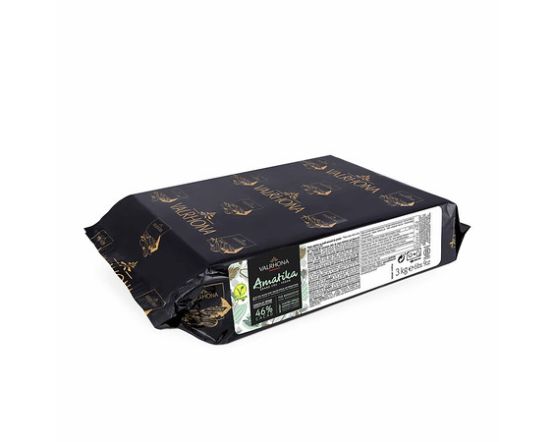 Valrhona Amatika 46% Vegan Block/ Pieninis veganiškas šokoladas blokas , 3 kg