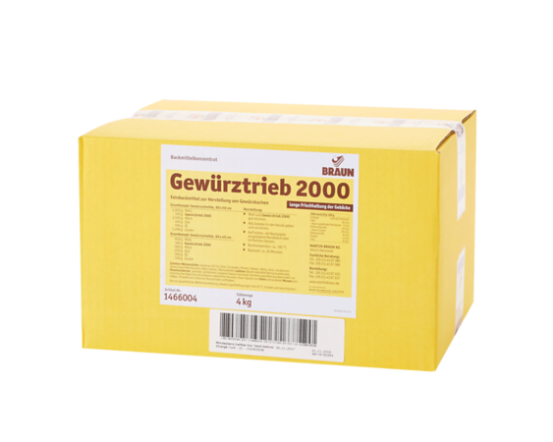 Gewürztrieb 2000, 4 kg