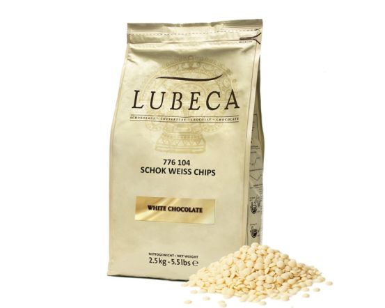 Lubeca baltās kuvertīras kalētes 33%, 2,5 kg