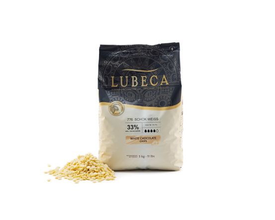Lubeca baltās kuvertūras kalētes 33%, 5 kg