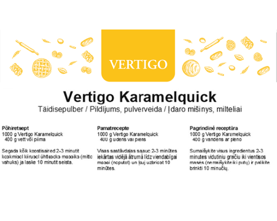 Vertigo Karamelquick RSPO SG, 15 kg