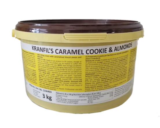 Kranfils Caramel Cookie & Almond, 3 kg