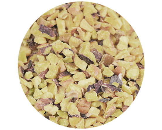 Nappi grauzdēti kapāti pistāciju rieksti 2/4 mm, 2,5 kg