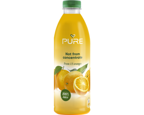 PURE apelsīnu sula 1L