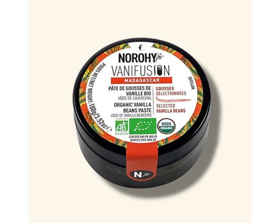 NOROHY Organic Madagascan Vanilla Beans Paste 100 g