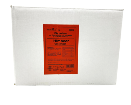 HAGENA Softeis Himbeer / Mīkstais saldējums ar aveņu garšu 10x1 kg