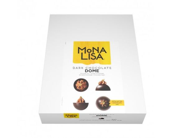 MONA LISA Dark Chocolate Dome, Ø65x32 mm, 28 gb