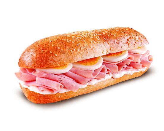 CROCODILLE York Deli Baguette Ham and Eggs 12x190 g