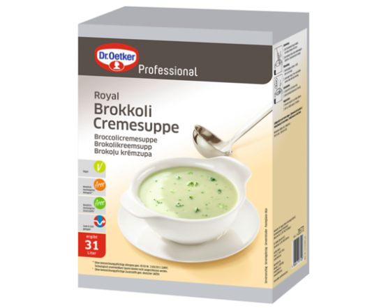DR. OETKER Royal Brokkolicremesuppe / Brokoļu krēmzupa 3 kg