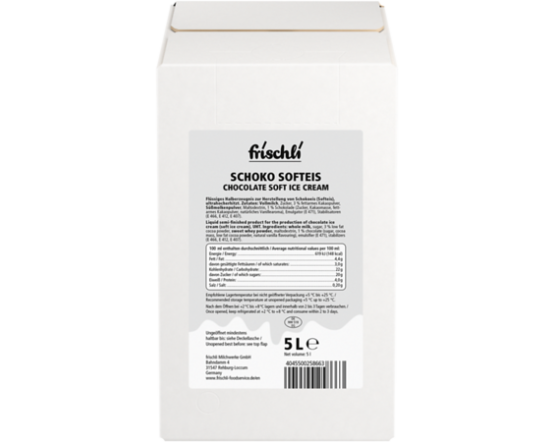 FRISCHLI Schoko Softeis / Chocolate soft ice cream 5 l