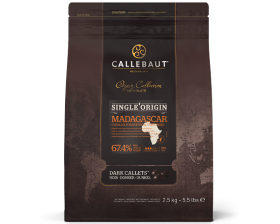 Callebaut Madagascar 67%, 2,5 kg