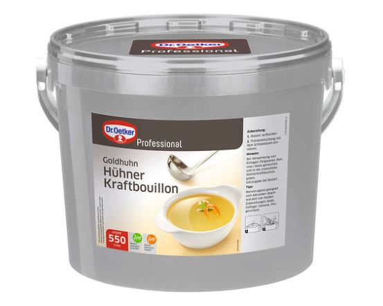 DR. OETKER Hühnerkraftbouillon Goldhuhn, trad o.E / Vistas buljons 12 kg