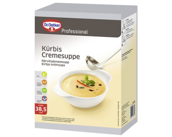 DR. OETKER Royal Puréesuppe Kürbis / Ķirbju krēmzupa 3 kg
