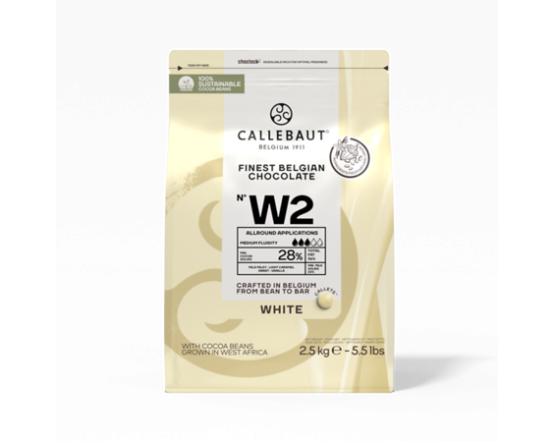 CALLEBAUT W2 28%, 2,5 kg