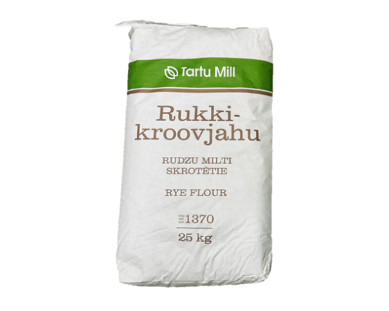 Skrotētie rudzu milti, 25 kg