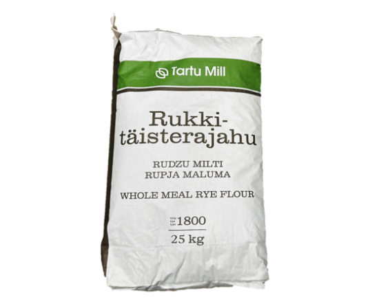 Rudzu pilngraudu milti, 25 kg
