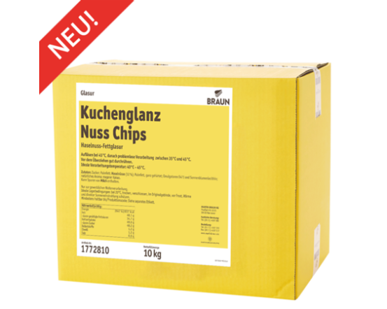 BRAUN CakeGloss Chips Nut RSPO MB 10 kg