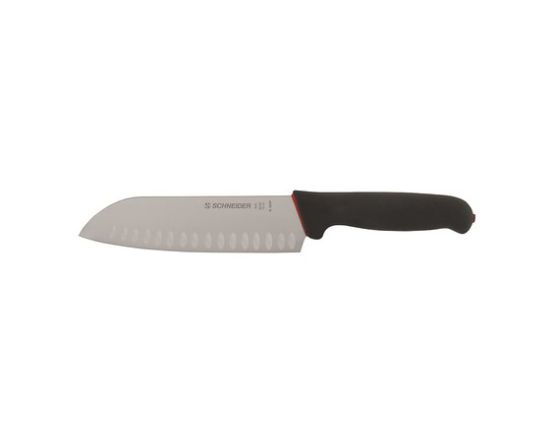 SCHNEIDER Santoku nazis ar iedobēm, 18 cm