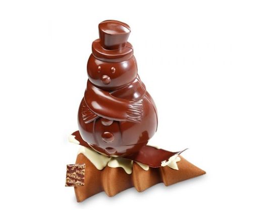 VALRHONA Mold Snowman, 19x29x4,2 cm