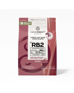 CALLEBAUT Ruby RB2 32,8%, 2,5 kg