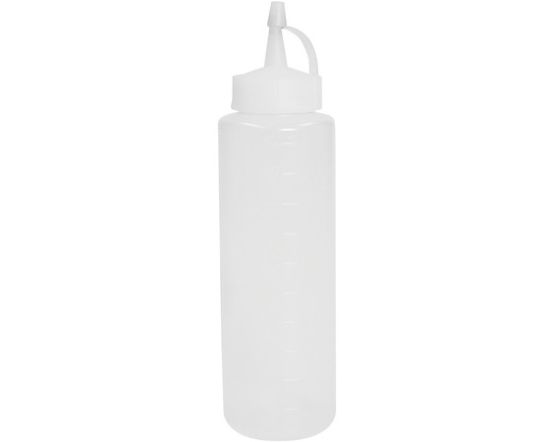 Kastmepudel, plast, läbipaistev,  Ø 62x240 mm, 500 ml