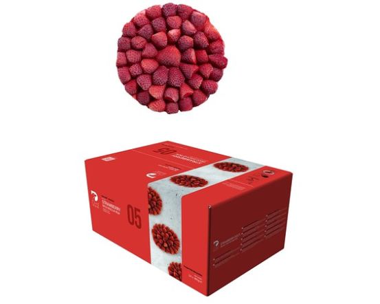 DIRAFROST Strawberry deco disc 19 cm, 24x380 g