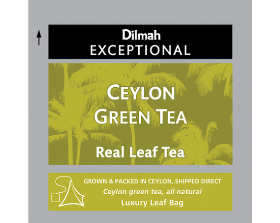 DILMAH Ceylon Green Tea Env.Tbag 50x2 g