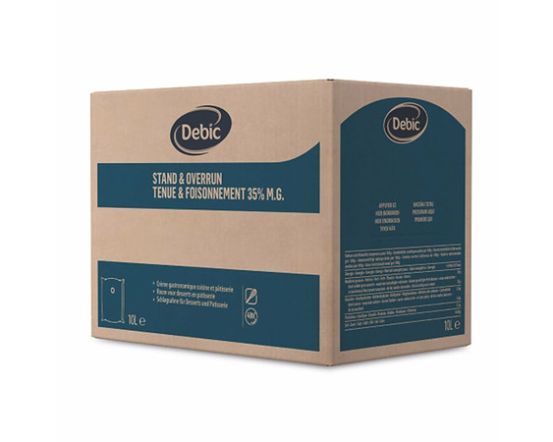 Debic Cream Stand & Overrun 35%, UHT, BIB 10 L