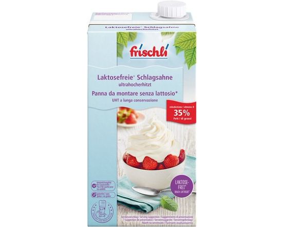 FRISCHLI Lactose Free Whipping Cream 35% Uht 12x1 kg