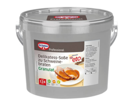 Delikatess-Soße Schweinebraten, Granulat/Seapraekaste, 12 kg